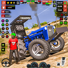 US Tractor Trolley Games 3D